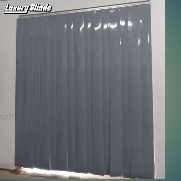 Rèm ngăn lạnh PVC màu xám