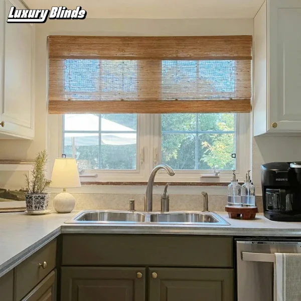 Rèm gỗ 100% tự nhiên phòng bếp